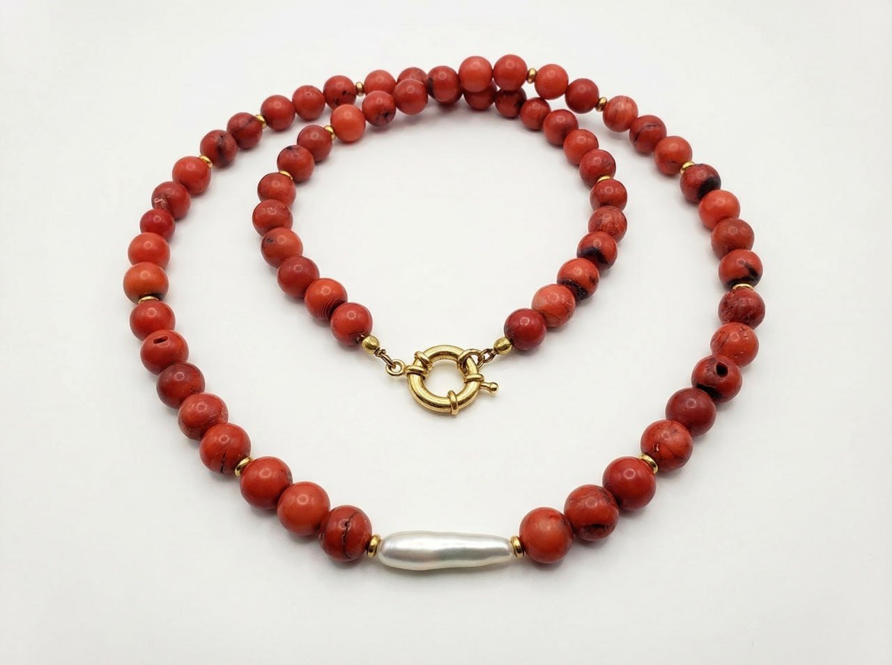 Coral Strand Necklace
