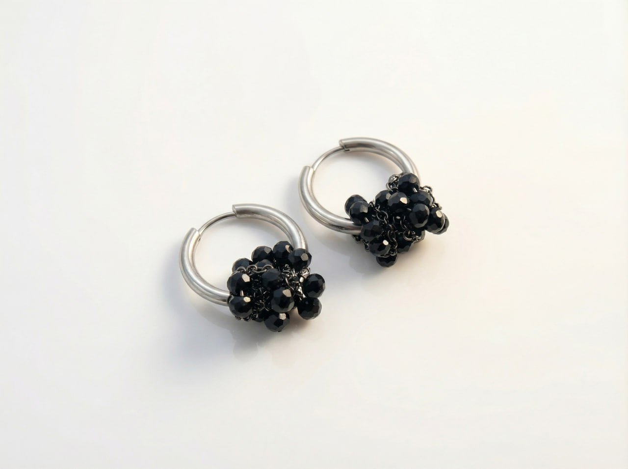 Black Cluster Hoops detail