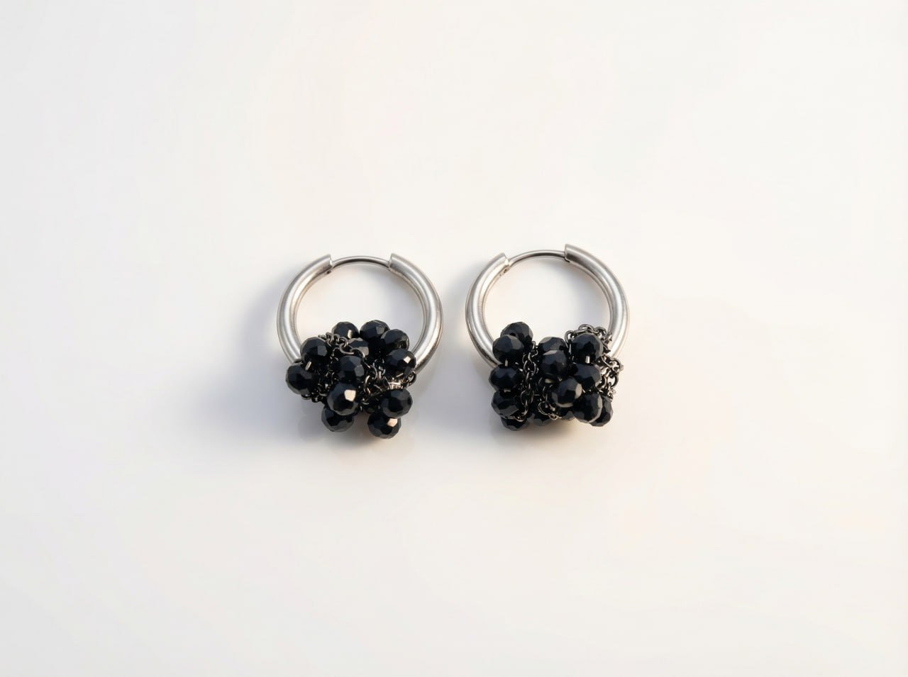 Black Cluster Hoops detail
