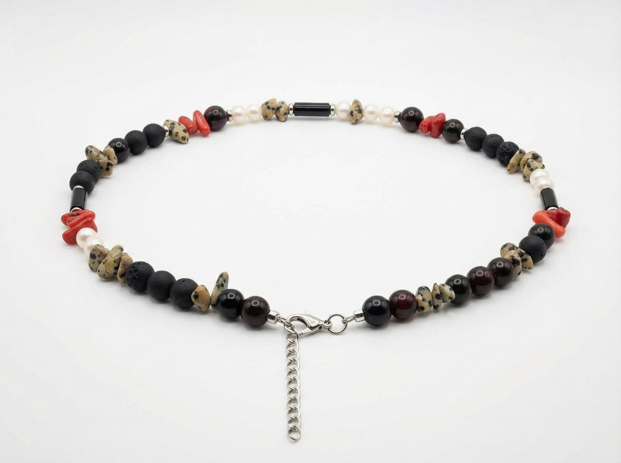 Rooftop Morning Beaded Necklace detail